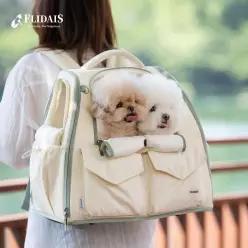 플리다스 코지 반려동물 백팩 반려견 반려묘 이동가방 L