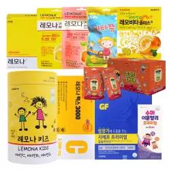 경남제약 레모나산 2g x 20포입 외 레모나 구미 / 비타쮸 / 추억의 텐텐 / 한미 지에프 프리미엄 칼슘비타민 240정 