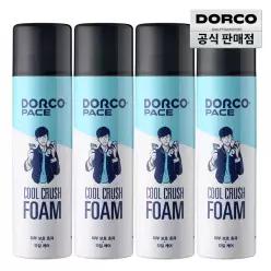 도루코 페이스 대용량 쿨크러쉬 쉐이빙폼 250ml 4개/깔끔면도