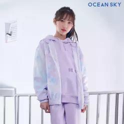 [오션스카이] 여아 타이다이 프린트 점퍼-CBJG4155C0T