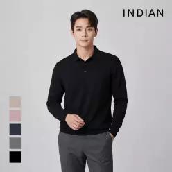 [INDIAN] 울혼방 솔리드 폴로에리_MIVBL3F8161