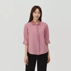 [PAT 여성] 레이스카라 블라우스_1J42505