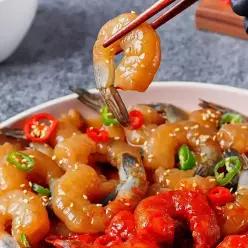 왕새우 선별 손질된 간장 깐 새우장 500g