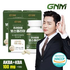 GNM 프리미엄 보스웰리아 AKBA+KBA 100mg 3병/비타민D 칼슘 로즈힙 상어연골분말