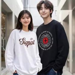 30%즉시할인 남여공용 긴팔티셔츠 오버핏 빅사이즈 반팔티셔츠/긴팔티/면티/라운드티/무지티
