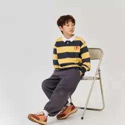 프레피스트라이프티셔츠(옐로우)