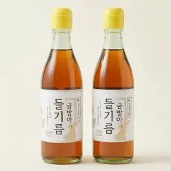 통깨 100% 고소한 금방아 들기름 350ml+350ml