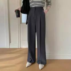 포멀 핀턱 찰랑 슬랙스(숏/기본/롱)