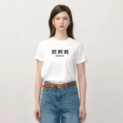 나이스클랍 TRIPLE LOGO PRINT T-SHIRT X265PWT409