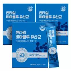 2+1쎈타임 비아블루 전립선 유산균 총3박스 90포 영양제