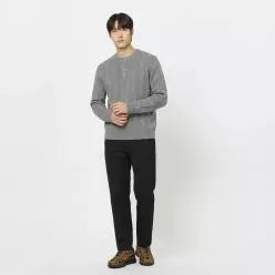[행텐]남성 스판 기모 치노 테이퍼드 팬츠-HC50176910560