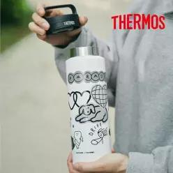 써모스X이나피스퀘어 캐리 핸들 텀블러 800ml / JOW-800KC