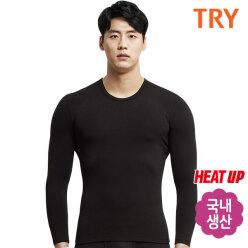 (30%즉시할인) TRY 히트업라이트 남성 크루넥 긴팔 / 내복 내의 상의