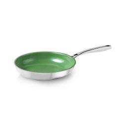 리벤스 프리미엄 세라믹 스텐 통3중 IH 인덕션 후라이팬 24cm
