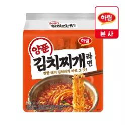 [하림] 양푼김치찌개 라면 4팩(16입)