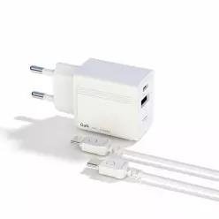 20W PD+QC4+ PPS 고속 2포트(C타입+USB) 충전기 (충전케이블포함)