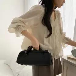 [코코블랑] 르네 러플 블라우스