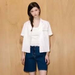 나이스클랍 EMBROIDERY SHORT SLEEVE SHIRT X265PWB402