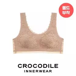 [크로커다일] 레이스 퓨징 몰드부착 브라 1종 CDWBR2M03A