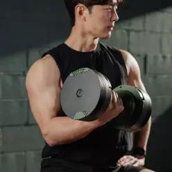 멜킨 그립톤 무게조절 덤벨 24kg 단위 1kg 중량 조립식 세트