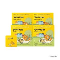 [최종 39,6OO원] 덴프스X카카오프렌즈 멀티비타민 키즈 14포, 4박스(8주분)