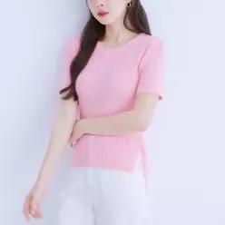 [로엠] 옆셔링 스웨터 (RMKAE26R22-O)