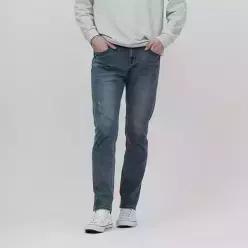 남성) 오비안밴드 절개포켓 오픈구제 솔트워싱 SG핏_AN1DSG210-MB