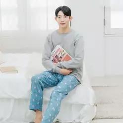 예스플러스 아사 60수면 남자 9부 파자마