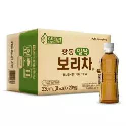 [본사직영] 광동 밀싹보리차 무라벨 330ml 20입 (유/무라벨 랜덤발송) G