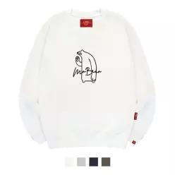[엘라모] 3M 미스터베어 맨투맨 남녀공용 빅사이즈 S~4XL