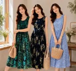 여성 여름 민소매 원피스 시원한 나시 홈웨어 편한 실내복 30종