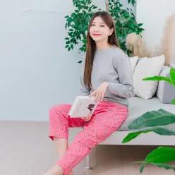 아사 60수 면 9부 여성 파자마