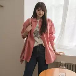 [4사이즈/10컬러] 데일리 베이직 오버핏 셔츠