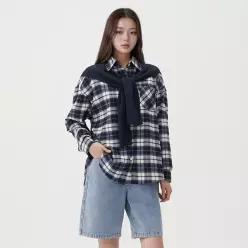 숄세트 체크남방 AR1WBS40