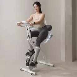 멜킨 폴민바이크 접이식 실내자전거 스피닝바이크(블랙/화이트)