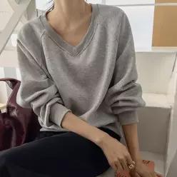 얼굴소멸 루즈핏 맨투맨