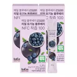 [3박스] 리얼케어 유기농 100% NFC 착즙 블루베리스틱 14포 3개