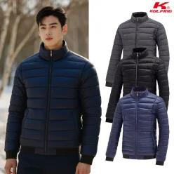 콜핑 2164JK757M 나일론 웰론 경량 남자 겨울 등산 경량 집업 패딩 자켓