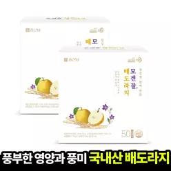 [본사직영] 종근당 모겐잘 배도라지 진액 스틱 15g (50포x2박스) 꿀 생강 모과