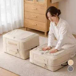 공간절약 이불 압축 파우치 옷장정리 보관 수납함 (대형/특대형)