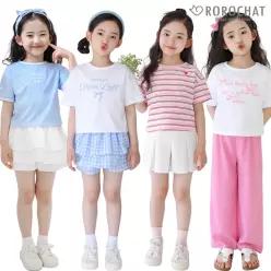 [로로샤] 여름 신상 베스트 여아 아동 주니어 데일리 반팔 티셔츠/상하세트/반바지/스커트/아우터 등원룩