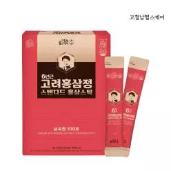 고철남헬스케어 6년근 고려 홍삼정 스탠다드 홍삼스틱 13g x 100포 실속형
