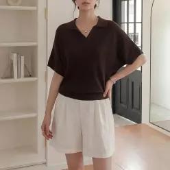 [메르시마리에] 비스코스 가오리핏 쿨니트 #113069