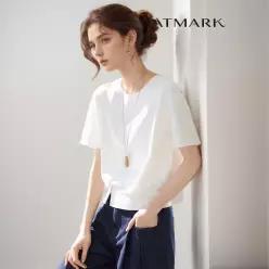 ATMARK 숏시보리트임버튼반팔티셔츠_AA53TS005G