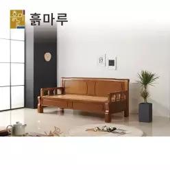 흙마루 돌침대 황토볼 흙침대 카우치 2인용 소파 CC1002W