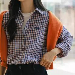 [JUST BETTER] 피트 베러자수 체크셔츠
