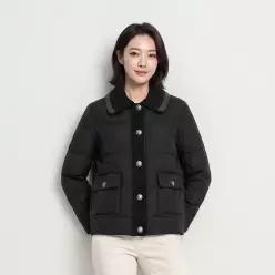 [PAT 여성] 탈착 니트카라 구스다운 점퍼_MK82002