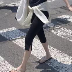 [코코블랑] 알토 밴딩 7부 카프리 팬츠