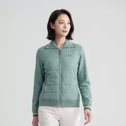 [PAT 여성] 융본딩 하이브리드 풀집업 니트_QK83701