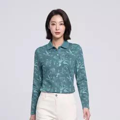 [PAT 여성] 전판프린트 요꼬에리 티셔츠_QK85231
